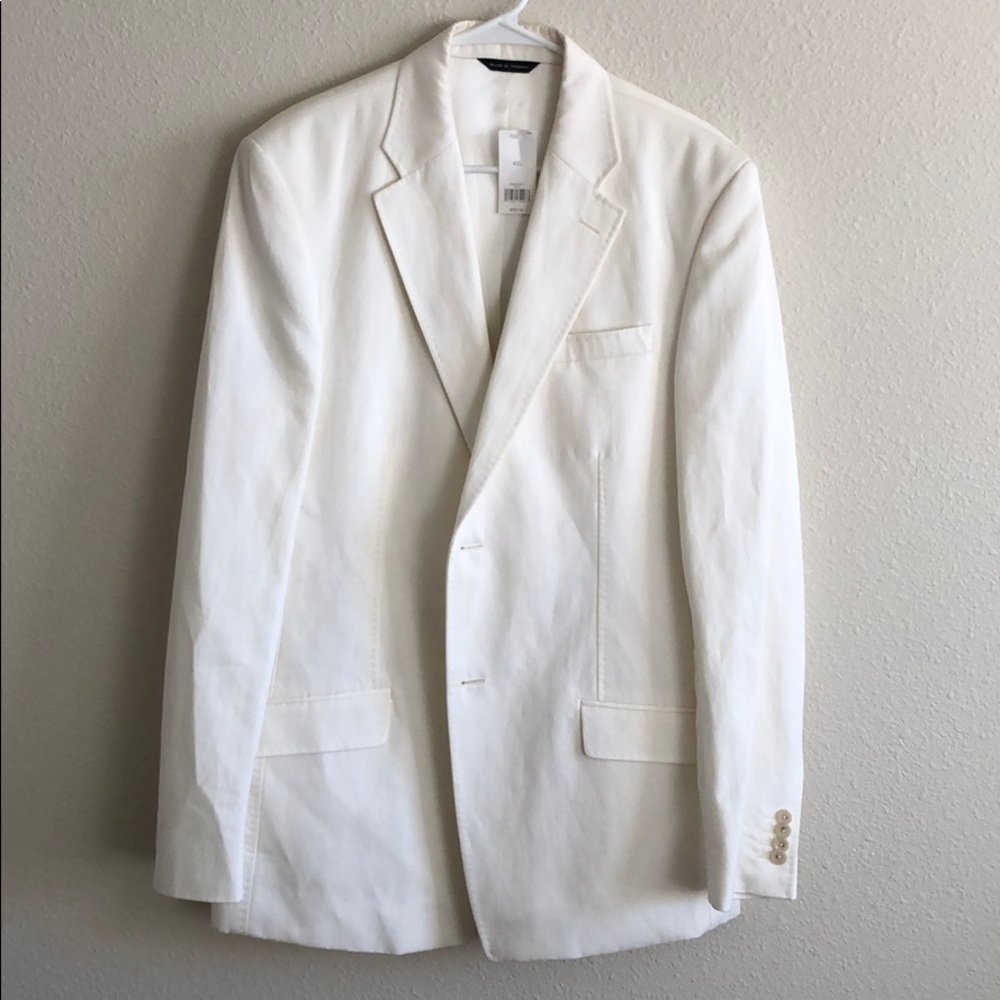 White Blazer Banana Republic 42L